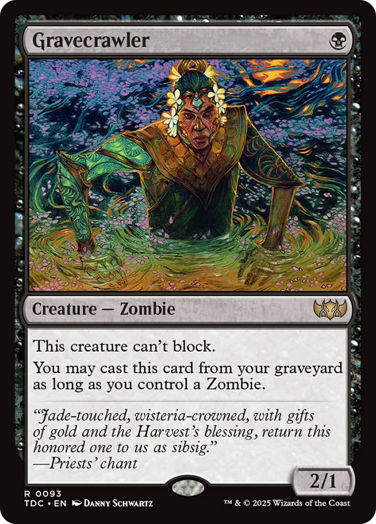 Gravecrawler (TDC-093) - Tarkir: Dragonstorm Commander