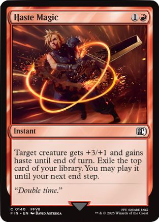 Haste Magic (FIN-140) - FINAL FANTASY Foil