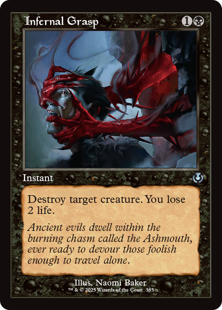 Infernal Grasp (Retro Frame) (-385) - Innistrad Remastered Foil