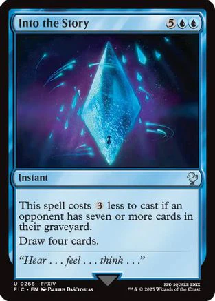 Into the Story (Surge Foil) (FIC-266) - Commander: FINAL FANTASY Foil