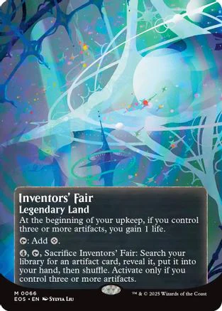 Inventors' Fair (0066) (Borderless) (EOS-066) - Edge of Eternities: Stellar Sights Foil