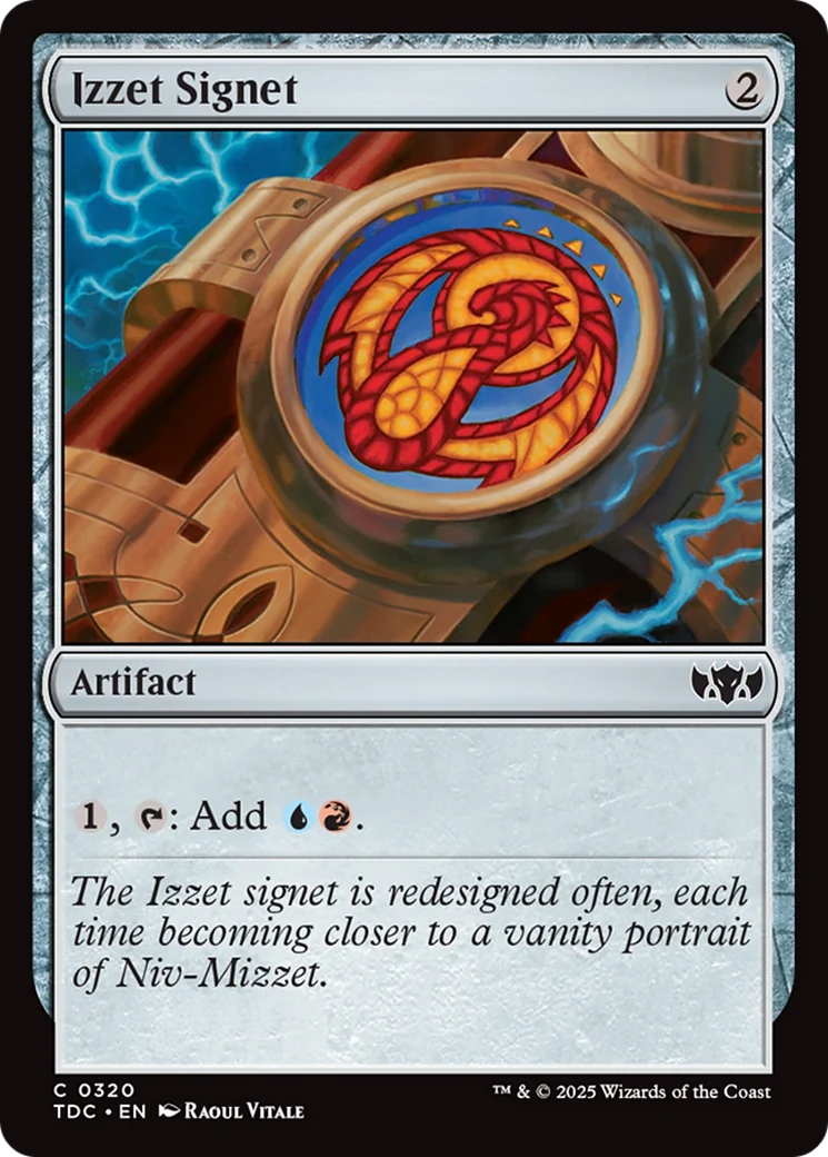 Izzet Signet (TDC-320) - Tarkir: Dragonstorm Commander