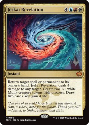 Jeskai Revelation (PPTDM-196) - Promo Pack: Tarkir: Dragonstorm