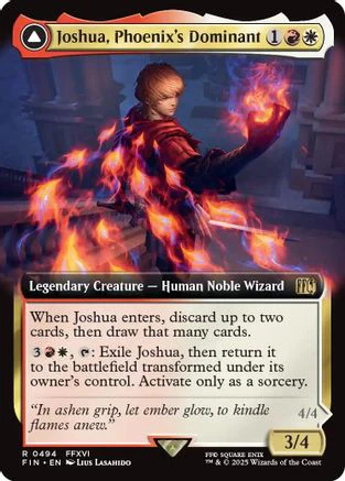 Joshua, Phoenix's Dominant (Extended Art) (FCA-494) - FINAL FANTASY