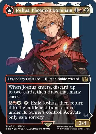 Joshua, Phoenix's Dominant (Surge Foil) (FCA-542) - FINAL FANTASY Foil