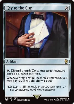Key to the City (Surge Foil) (FIC-348) - Commander: FINAL FANTASY Foil