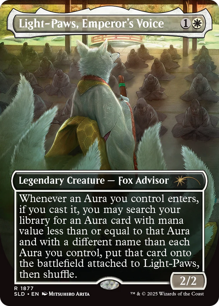Light-Paws, Emperor's Voice (SLD-1877) - Secret Lair Drop (Borderless) Foil