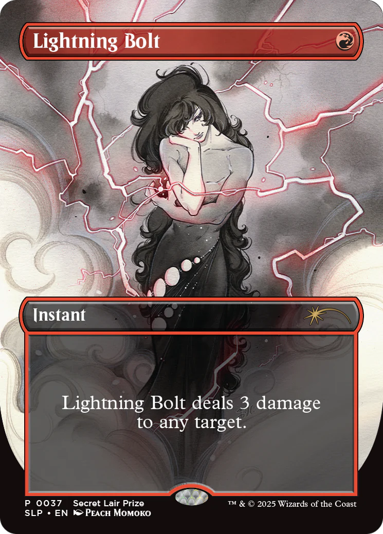 Lightning Bolt (SLP-037) - Secret Lair Showdown