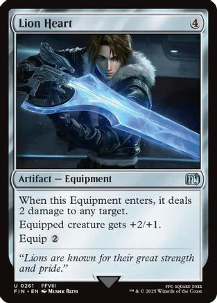 Lion Heart (FIN-261) - FINAL FANTASY Foil