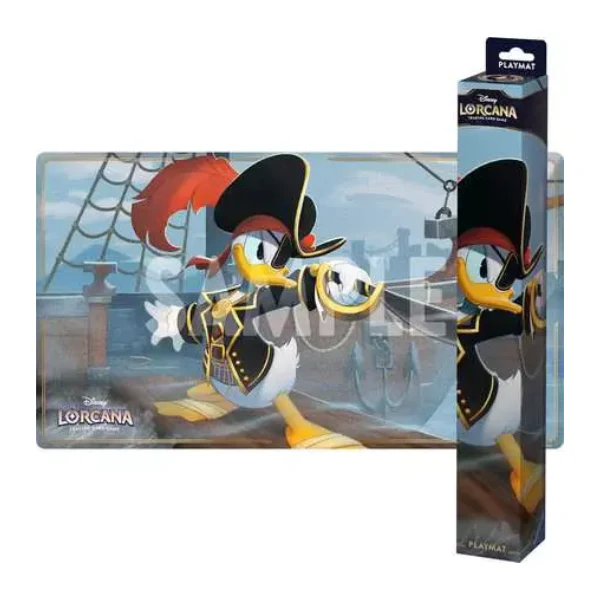 Lorcana TCG - Azurite Sea Playmat - Donald Duck Buccaneer - Image 3