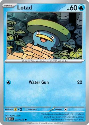 Lotad 35 - SV09 Journey Together Reverse Holofoil