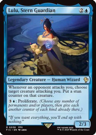 Lulu, Stern Guardian (Surge Foil) (FIC-038) - Commander: FINAL FANTASY Foil