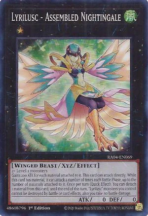 Lyrilusc - Assembled Nightingale (RA04-EN069) - Quarter Century Stampede 1st Edition