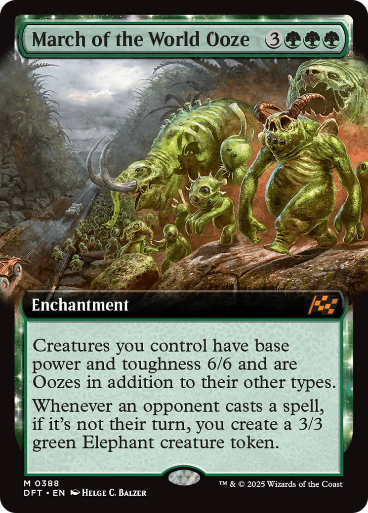 March of the World Ooze (Extended Art) (DFT-388) - Aetherdrift