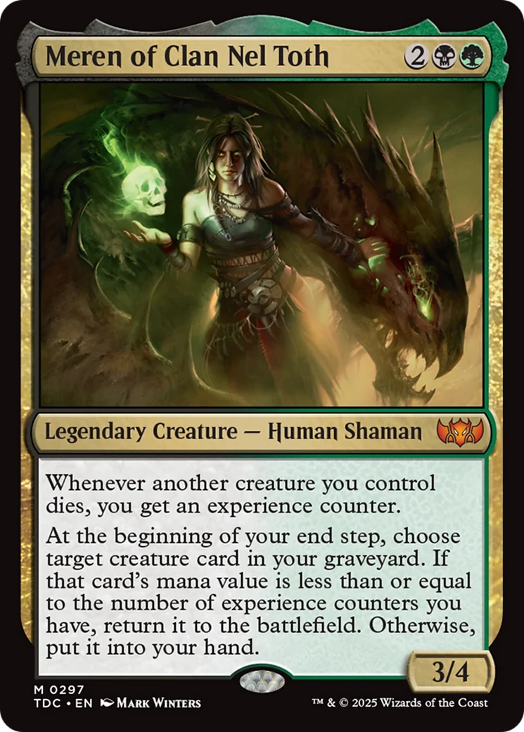 Meren of Clan Nel Toth (TDC-297) - Tarkir: Dragonstorm Commander