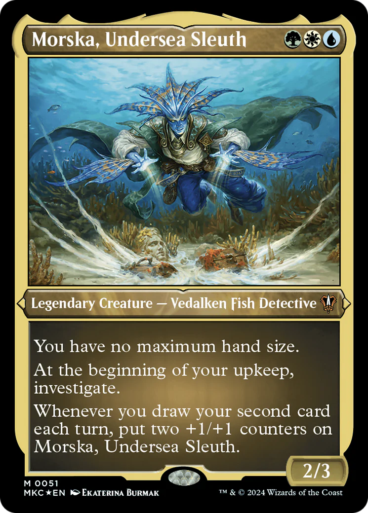 Morska, Undersea Sleuth (MKC-051) - Murders at Karlov Manor Commander Foil