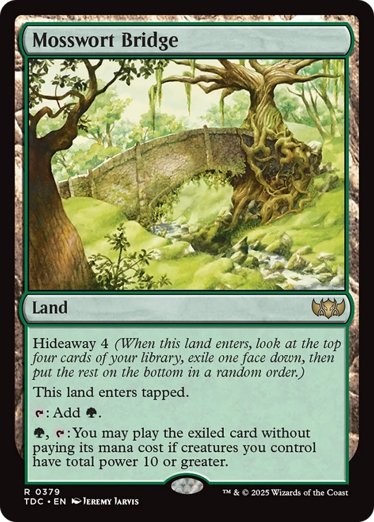 Mosswort Bridge (TDC-379) - Tarkir: Dragonstorm Commander
