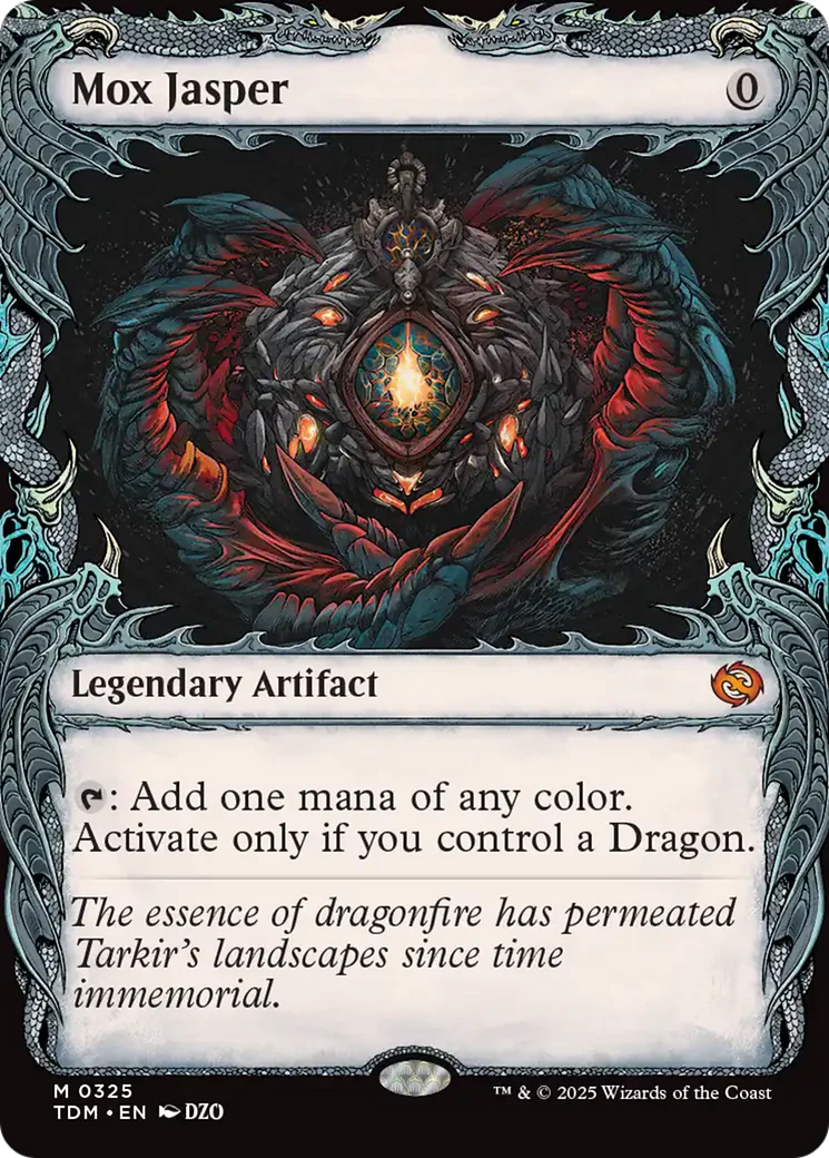 Mox Jasper (Showcase) (TDM-325) - Tarkir: Dragonstorm