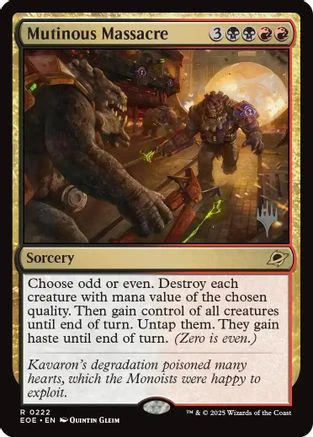 Mutinous Massacre (PPEOE-222) - Promo Pack: Edge of Eternities