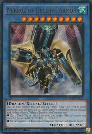 Nekroz of Decisive Armor (BLMM-EN133) - Battles of Legend: Monster Mayhem 1st Edition