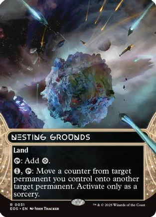 Nesting Grounds (0031) (Borderless) (EOS-031) - Edge of Eternities: Stellar Sights Foil