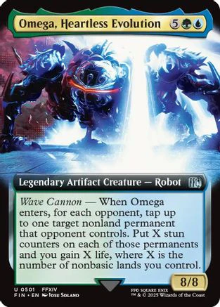 Omega, Heartless Evolution (Extended Art) (FIN-501) - FINAL FANTASY Foil
