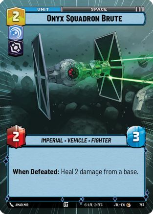 Onyx Squadron Brute (Hyperspace Foil) (767) - Jump to Lightspeed Foil