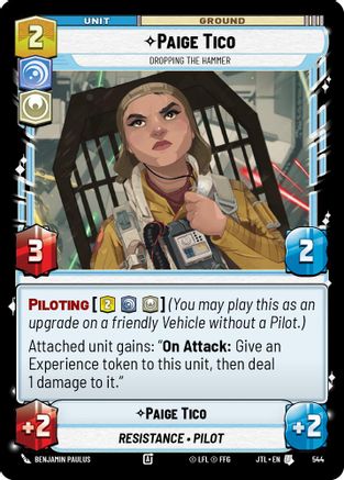 Paige Tico - Dropping the Hammer (Foil) (544) - Jump to Lightspeed Foil