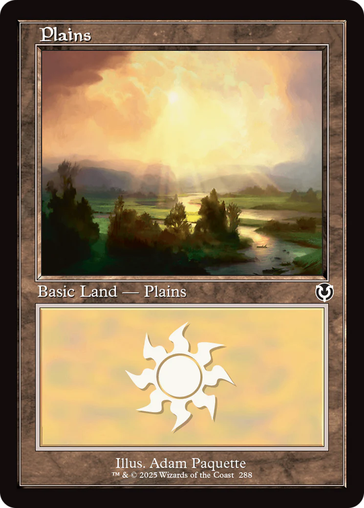 Plains (288) (Retro Frame) (-288) - Innistrad Remastered Foil