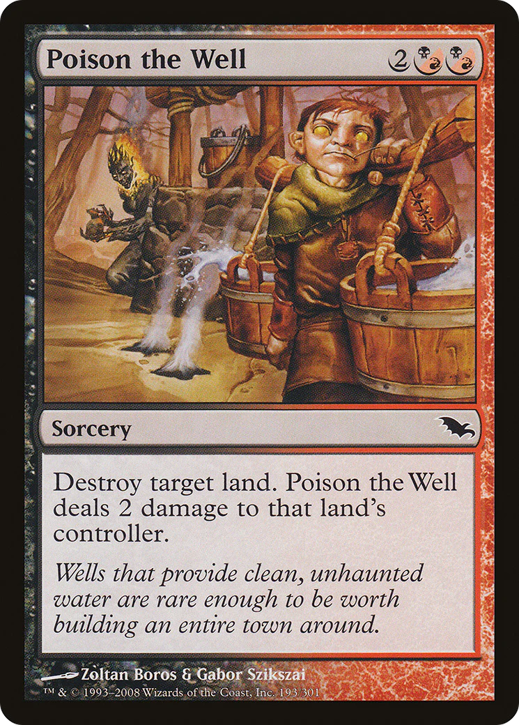 Poison the Well (SHM-193) - Shadowmoor