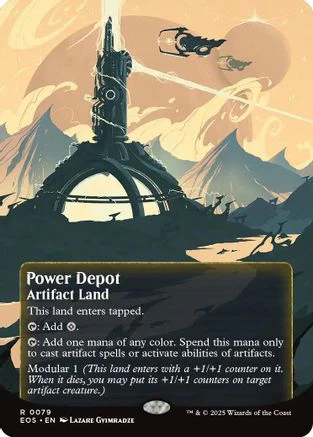 Power Depot (0079) (Borderless) (EOS-079) - Edge of Eternities: Stellar Sights Foil