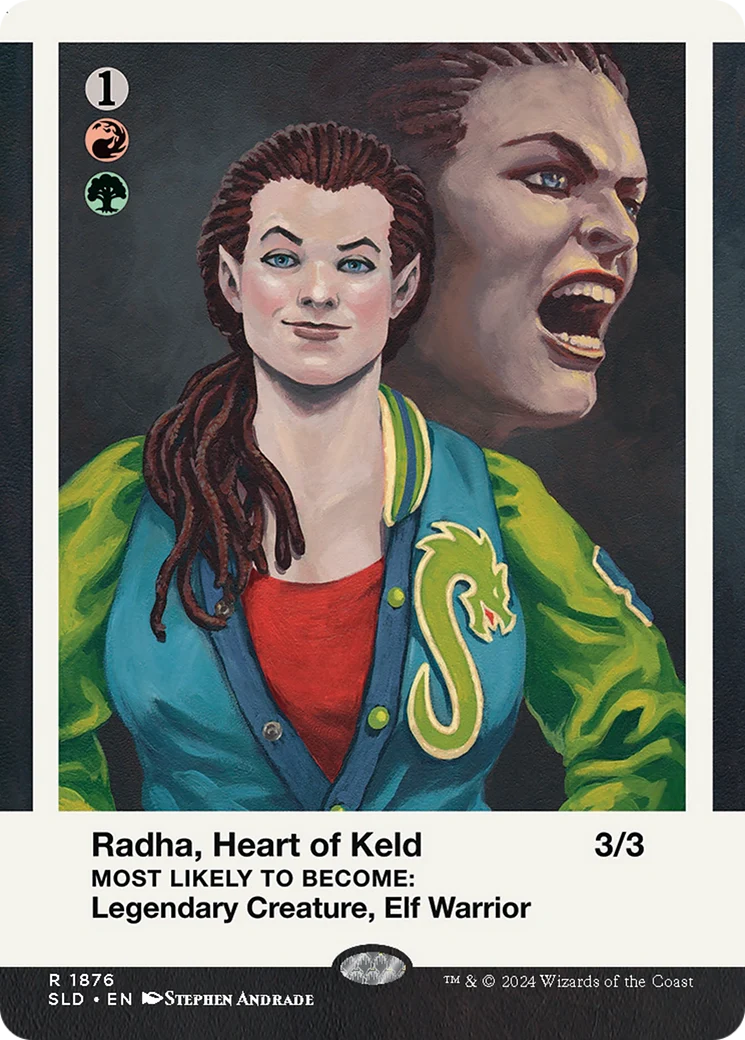 Radha, Heart of Keld // Radha, Heart of Keld (SLD-1876) - Secret Lair Drop (Borderless) - Image 2