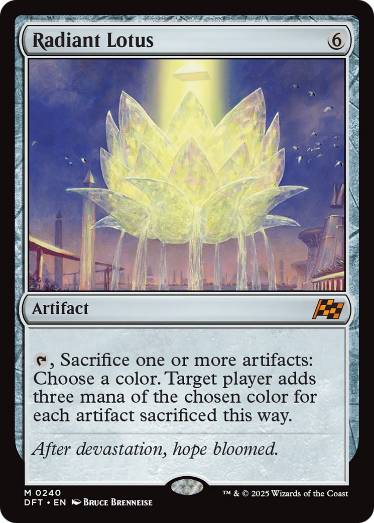 Radiant Lotus (DFT-240) - Aetherdrift Foil