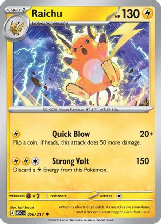 Raichu 56 - ME Ascended Heroes Reverse Holofoil