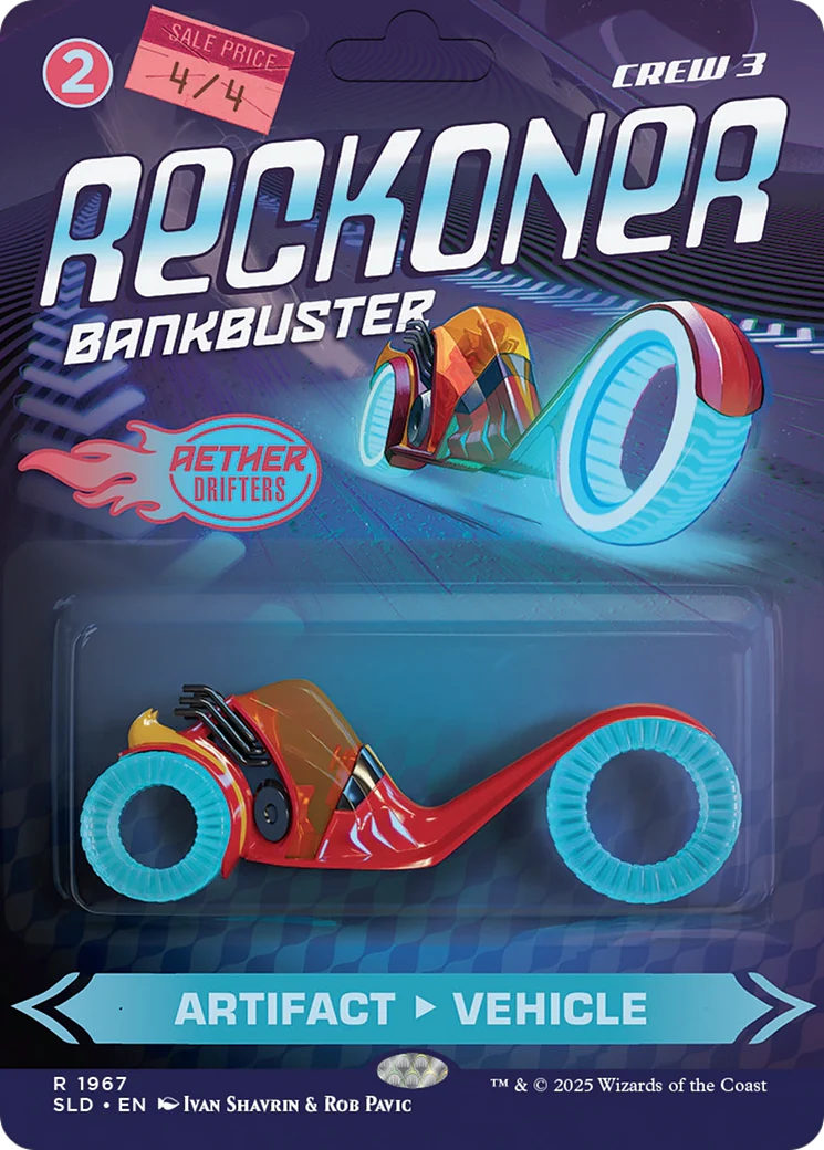 Reckoner Bankbuster // Reckoner Bankbuster (SLD-1967) - Secret Lair Drop (Borderless) Foil - Image 2