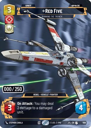 Red Five - Running the Trench (Serialized) (1106) - Jump to Lightspeed Foil