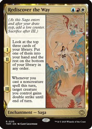 Rediscover the Way (PPTDM-215) - Promo Pack: Tarkir: Dragonstorm Foil