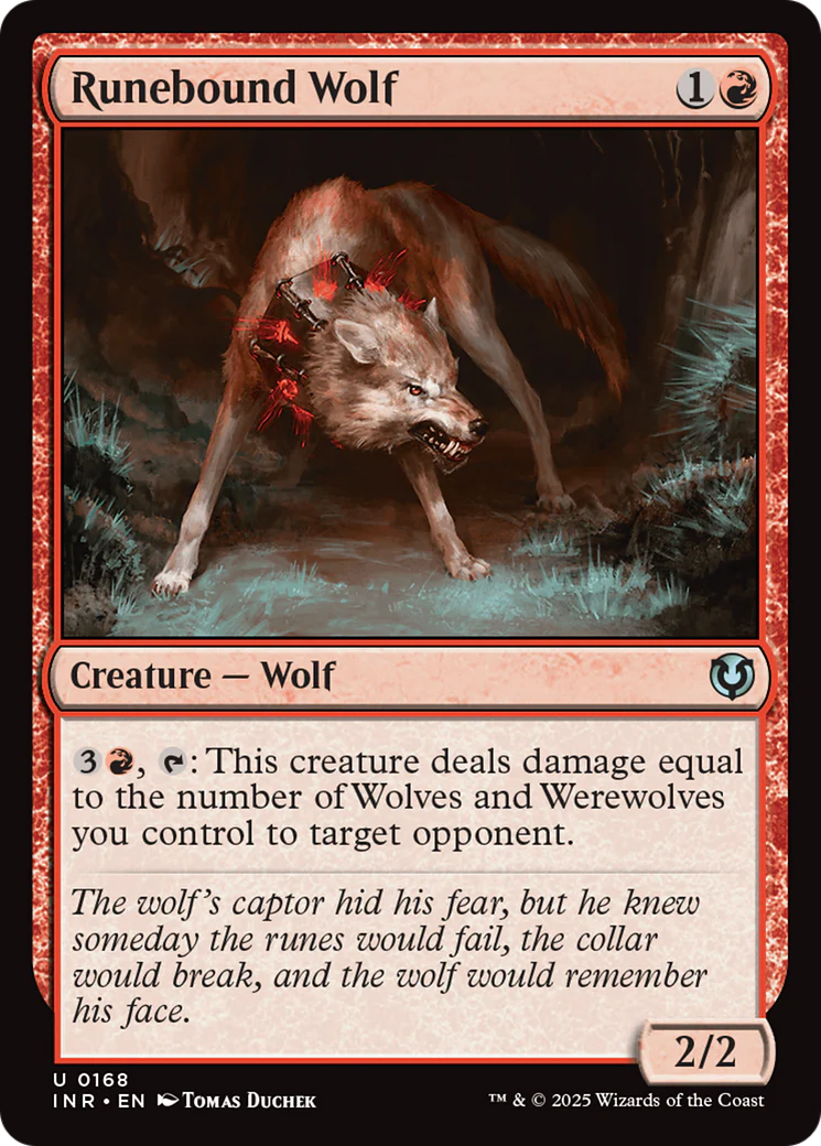 Runebound Wolf (-168) - Innistrad Remastered Foil