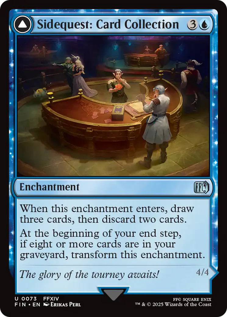 Sidequest: Card Collection // Magicked Card (FIN-073) - FINAL FANTASY: (enchantment) - Image 3
