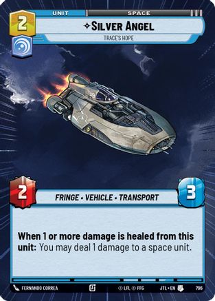 Silver Angel - Trace's Hope (Hyperspace Foil) (796) - Jump to Lightspeed Foil