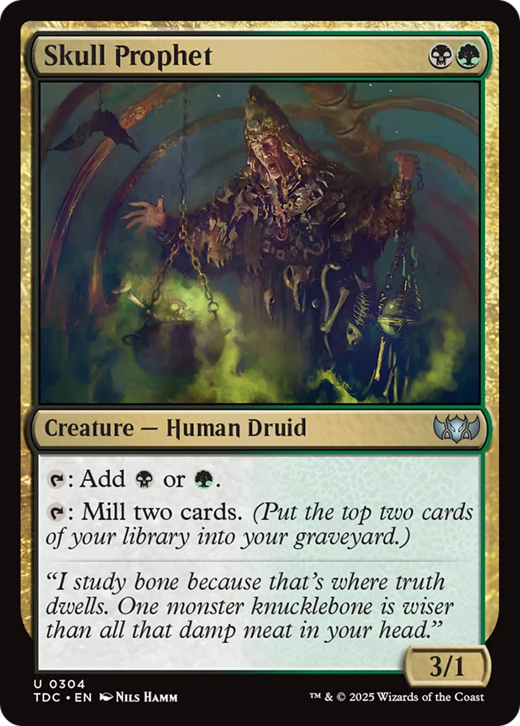 Skull Prophet (TDC-304) - Tarkir: Dragonstorm Commander