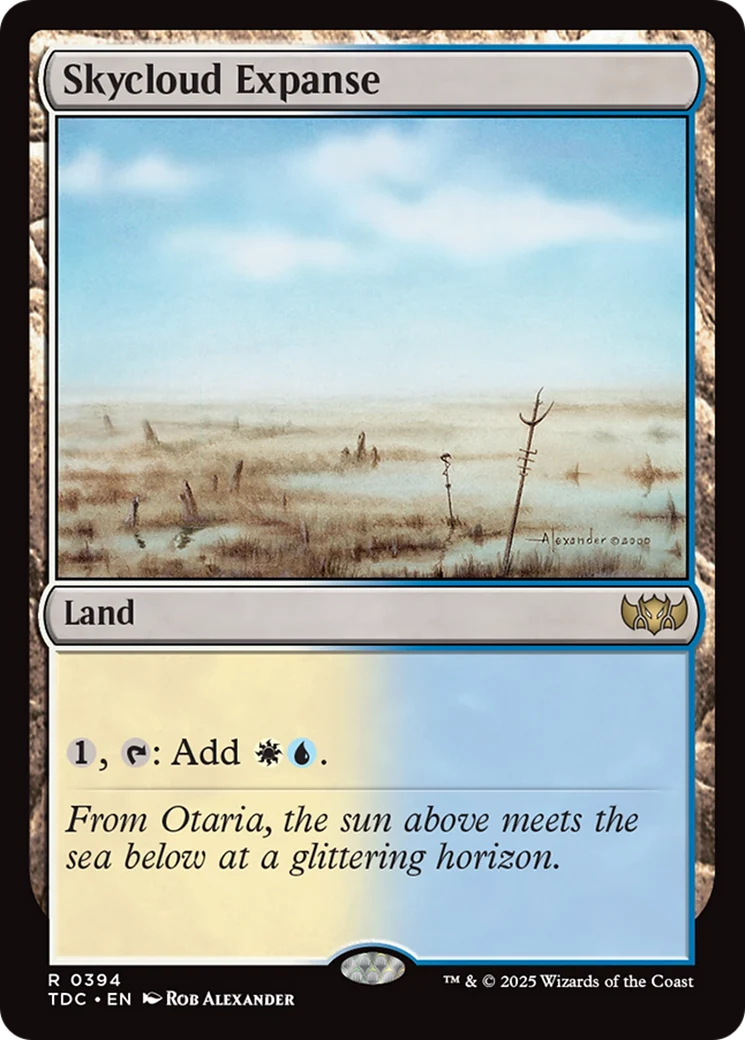 Skycloud Expanse (TDC-394) - Tarkir: Dragonstorm Commander