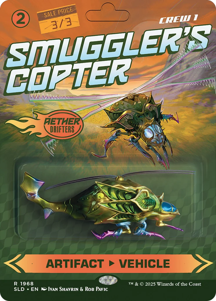 Smuggler's Copter // Smuggler's Copter (SLD-1968) - Secret Lair Drop (Borderless) - Image 2
