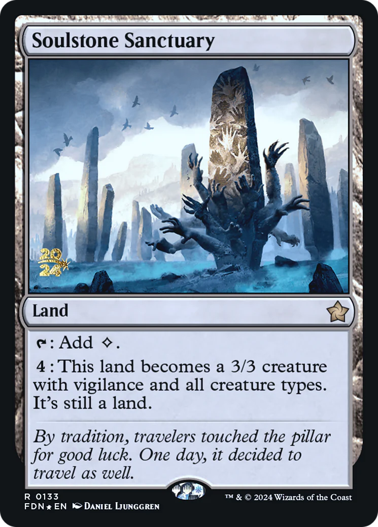 Soulstone Sanctuary (PRE-133S) - Foundations Promos Foil
