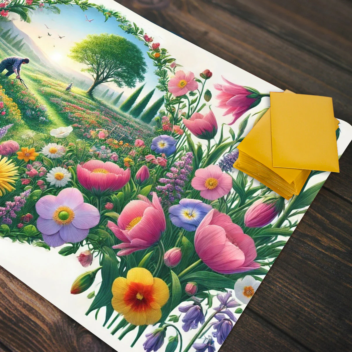 Spring Flower Meadow Playmat - Image 4