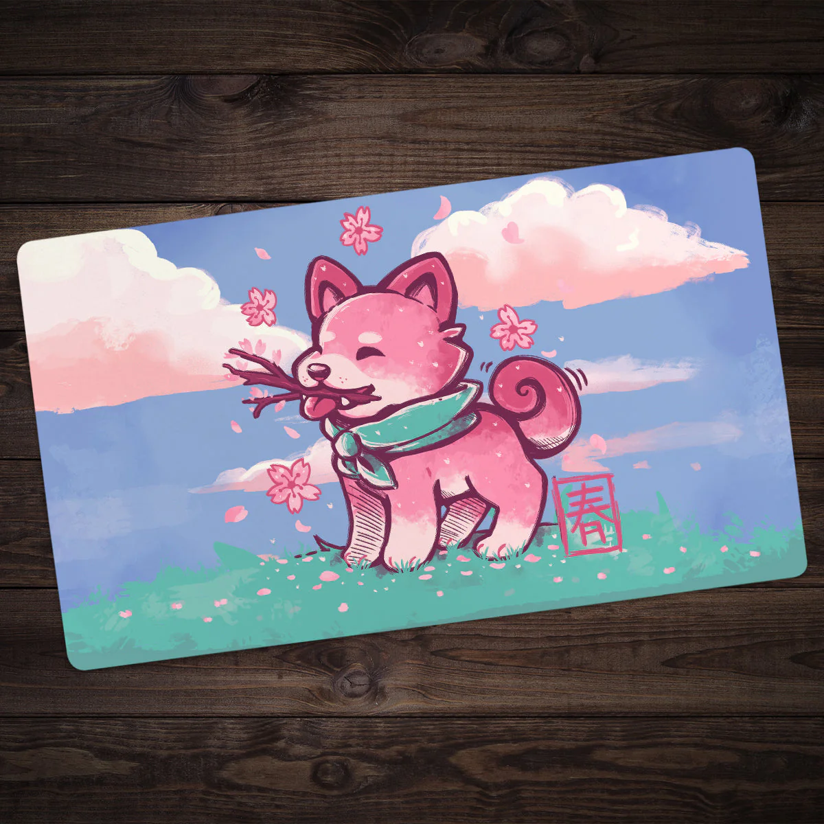 Spring Time Shiba Playmat - Image 3