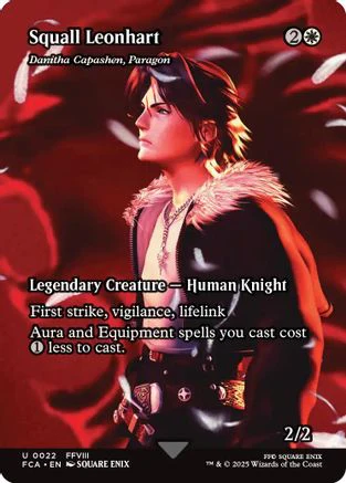 Squall Leonhart - Danitha Capashen, Paragon (Showcase) (FCA-022) - FINAL FANTASY: Through the Ages Foil