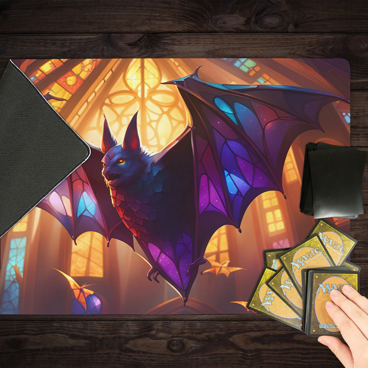 Stained Glass Bat Playmat - Image 8