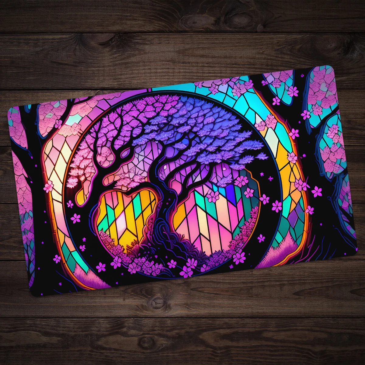 Stained Glass Cherry Blossom Playmat - Image 3