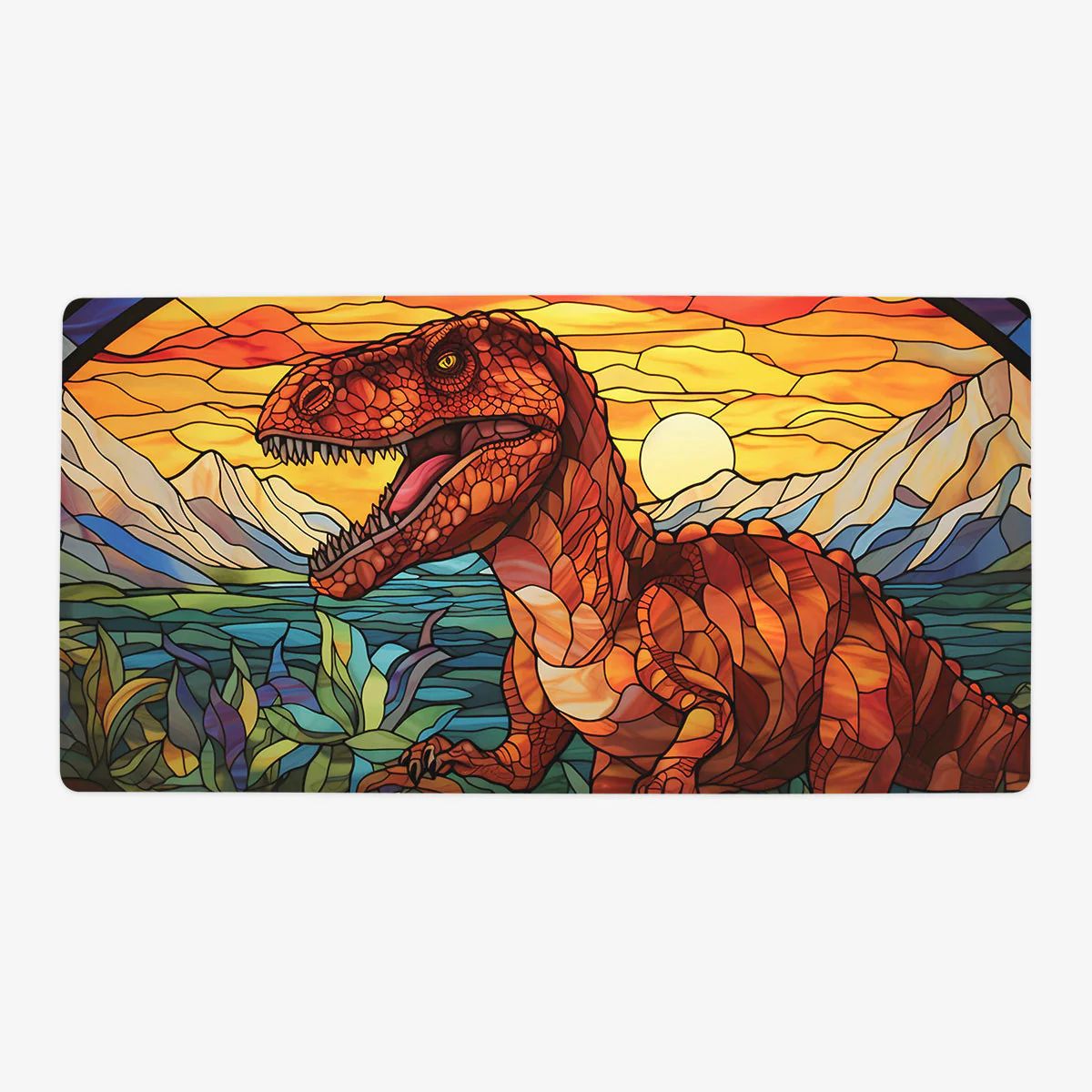 Stained Glass T-Rex Playmat - Image 6